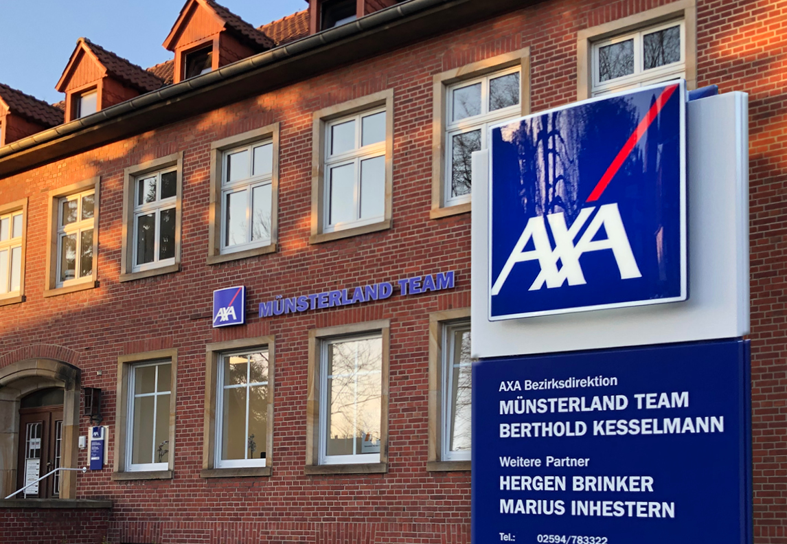 AXA Betreuer Kesselmann, Brinker & Inhestern oHG in Dülmen AXA Bezirksdirektion Kesselmann, Brinker & Inhestern oHG in Dülmen