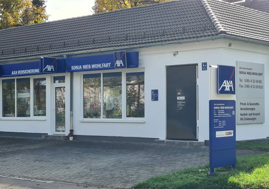 AXA Betreuer Agentur Nieß-Wohlfart in München AXA Geschäftsstelle Agentur Nieß-Wohlfart in München