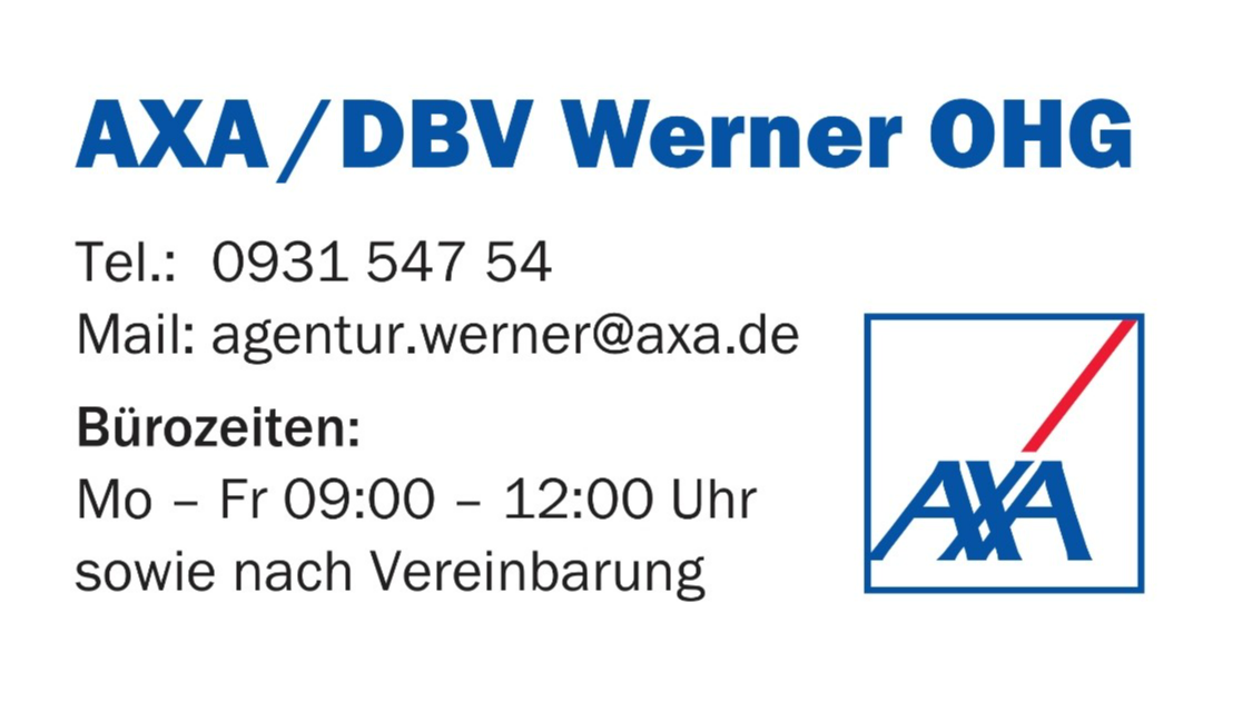 AXA Betreuer Werner OHG in Würzburg AXA Generalvertretung Werner OHG in Würzburg