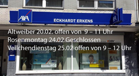 Axa Erkelenz Eckhardt Erkens Willkommen Axa