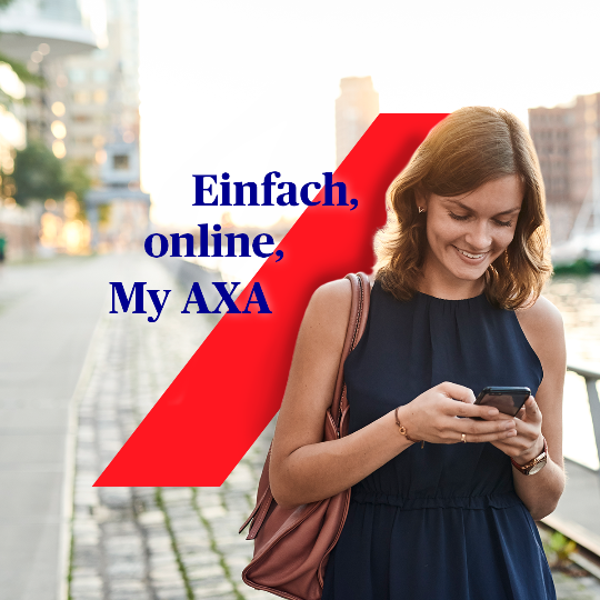 Einfach, online, My AXA