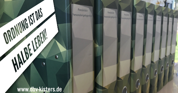 PERSÖNLICH /PERSONALANGELEGENHEIT ! - Die neuen Bundeswehrordner sind endlich angekommen.