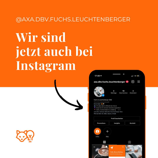 Wir sind jetzt auch bei INSTAGRAM!