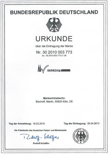 AXA Köln Martin Bischoff | Urkunde AXA Köln Martin Bischoff | Urkunde