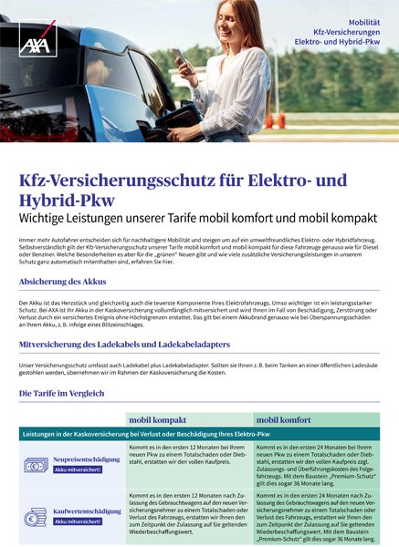 AXA-Bremen-KFZ-Versicherungsschutz-für-Elektro--und-Hybrid-PKW