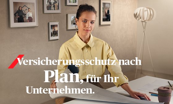 Versicherungsschutz nach Plan - für Ihr Unternehmen