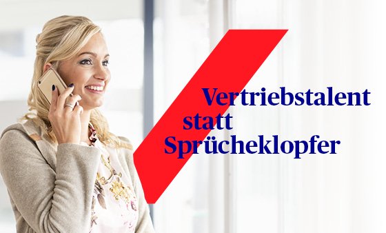 AXA - Vertriebstalent statt Sprücheklopfer AXA - Vertriebstalent statt Sprücheklopfer