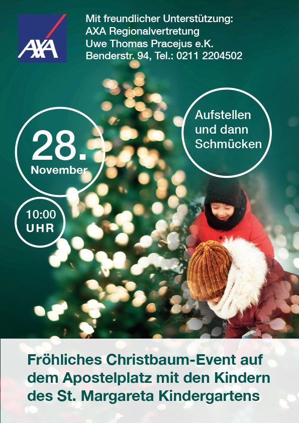 AXA Regionalvertretung Uwe Thomas Pracejus eK Weihnachtsbaumaktion AXA Regionalvertretung Uwe Thomas Pracejus eK Weihnachtsbaumaktion