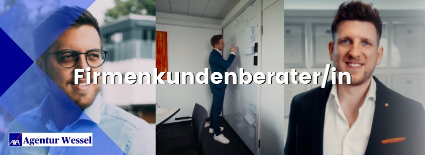 Versicherungskaufmann/frau Firmenkundenberater - Vollzeit (m/w/d) Versicherungskaufmann/frau Firmenkundenberater - Vollzeit (m/w/d)