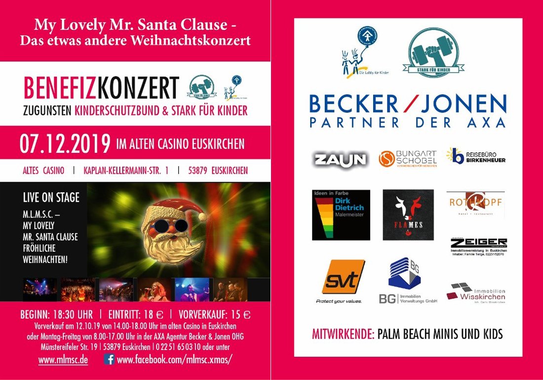 Benefizkonzert Becker Jonen Benefizkonzert Becker Jonen