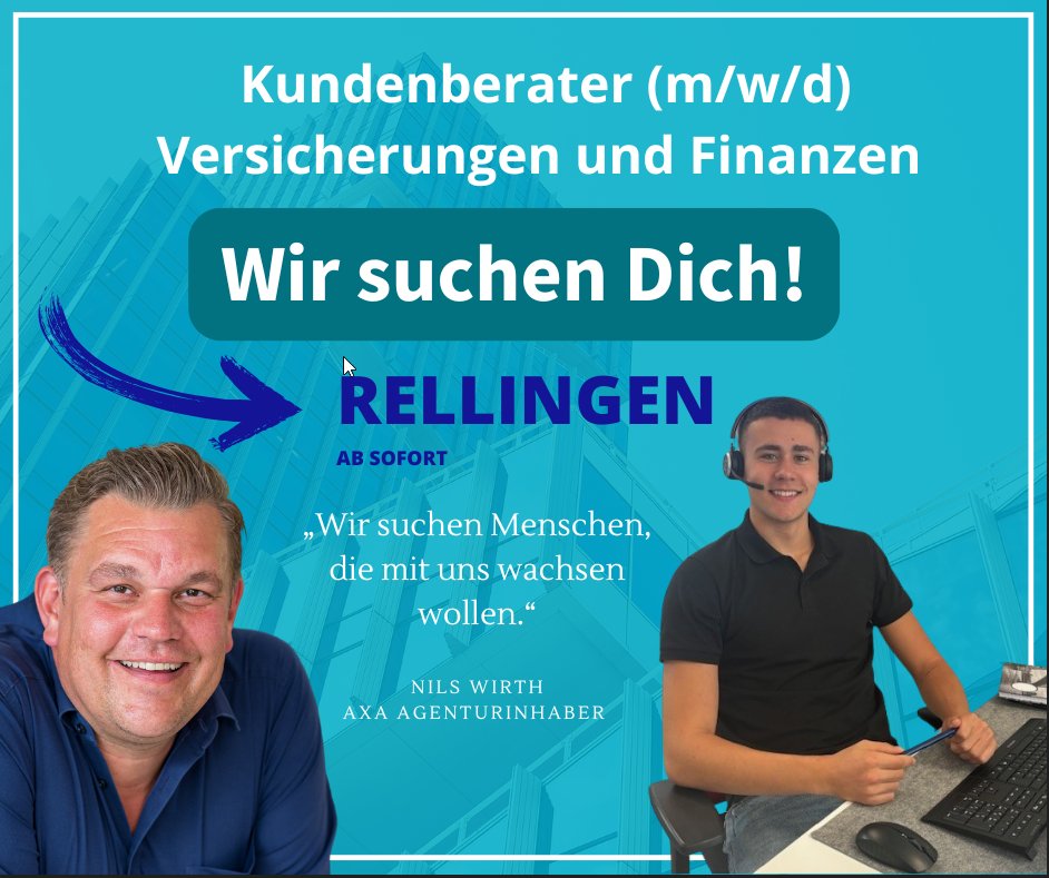 Stelleanzeige für einen Kundenberater (m/w/d) Stelleanzeige für einen Kundenberater (m/w/d)