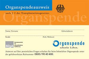 AXA Berlin Falk Brieß | Organspendeausweis