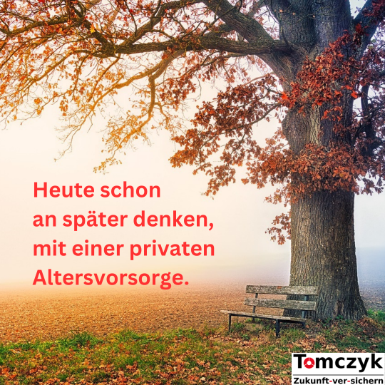Heute schon an später denken...