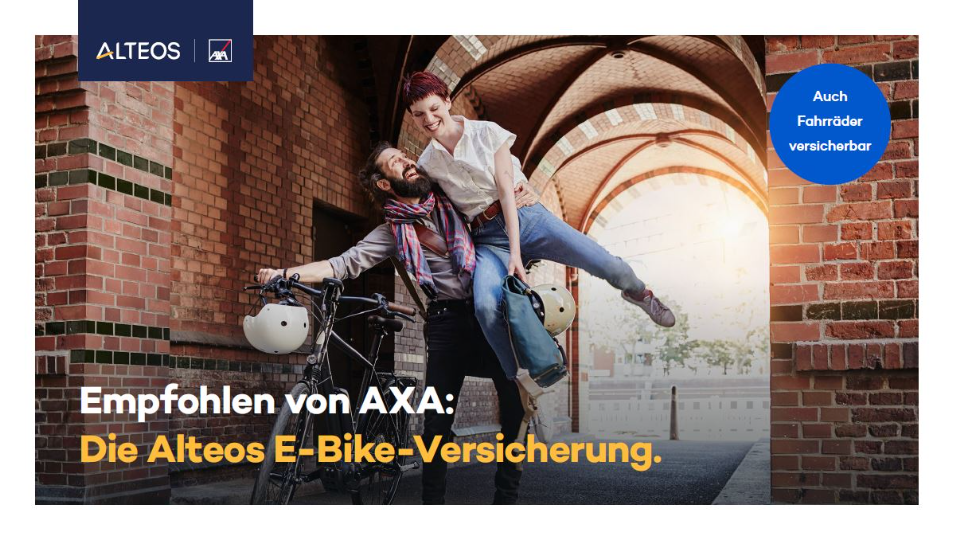 E-Bike Versicherung der AXA